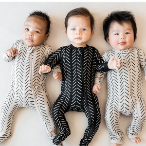 Kyte baby Limited Edition Khaki Herringbone Romper